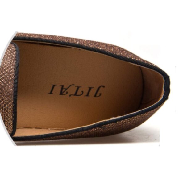 JITAI Performer's Dress /Party Shoes Loafers Tassels Metallic Copper Men's 11.5 - Picture 9 of 17